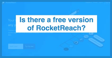 rocket reach free.